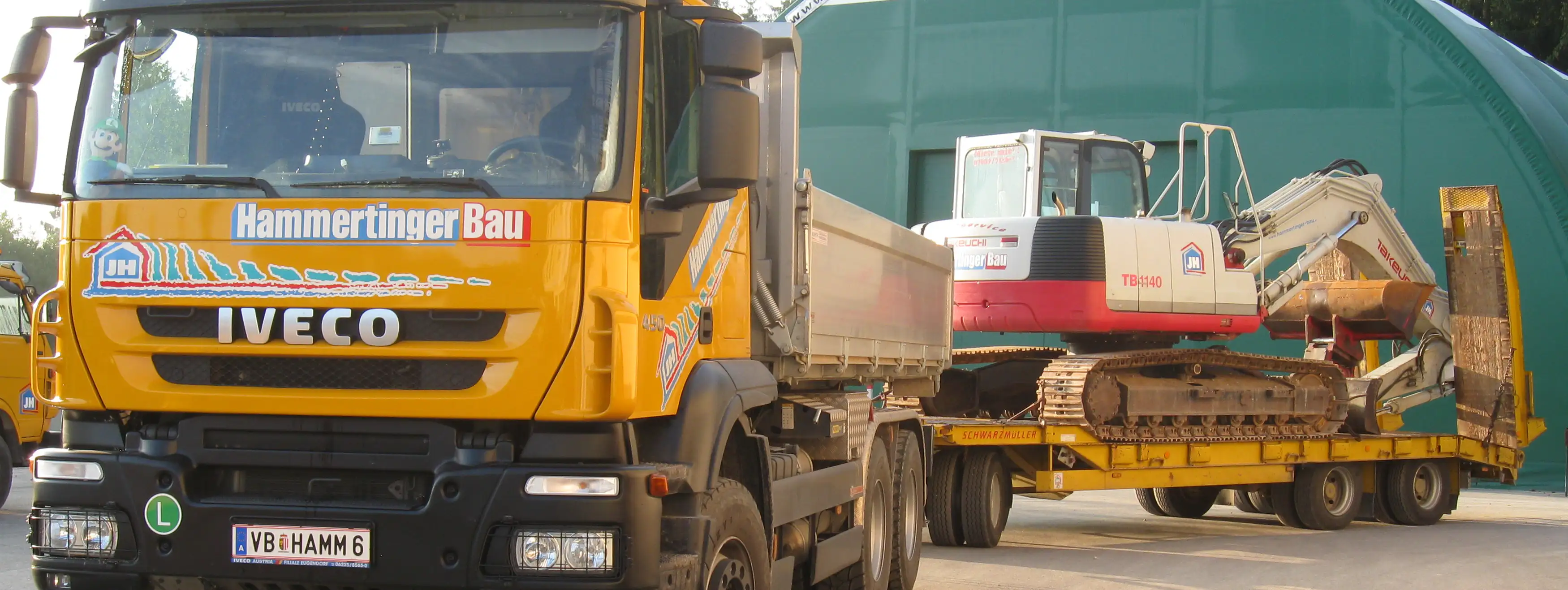 Baumaschinentransporte